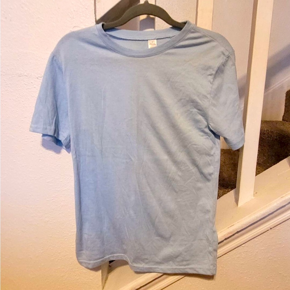 Bright sky blue t-shirt